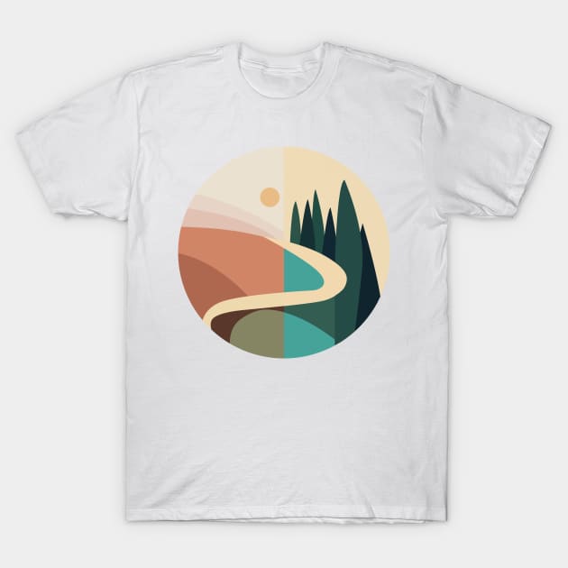 Forest Trail T-Shirt by soneroo_art